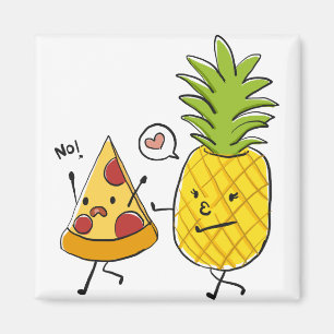 Ananas-Pizza Magnet