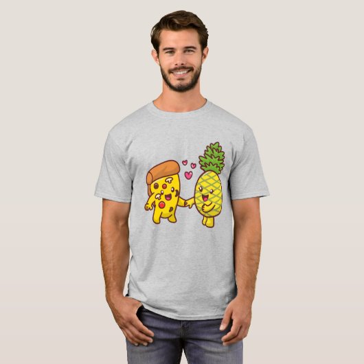 Ananas pizza mens" T-Shirt (Vorne ganz)