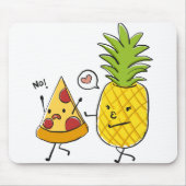 Ananas-Pizza Mousepad (Vorne)