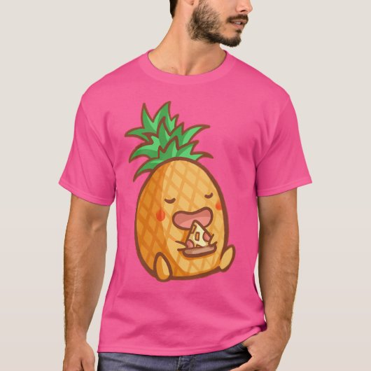 Ananas Pizza T-Shirt (Vorderseite)