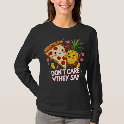 Ananas-Pizza T-Shirt (Vorderseite)