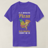 Ananas Pizza T - Shirt (Design vorne)