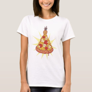 Ananas Pizza Weihnachten T-Shirt