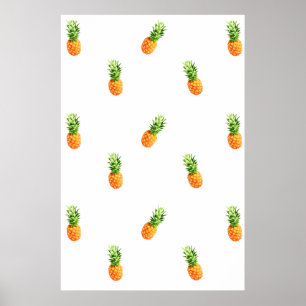Ananas-Plakat, Muster, Ananas-Leinwand Poster