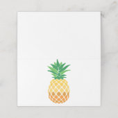 Ananas Platzkarte (Außenseite Aufgefaltet)