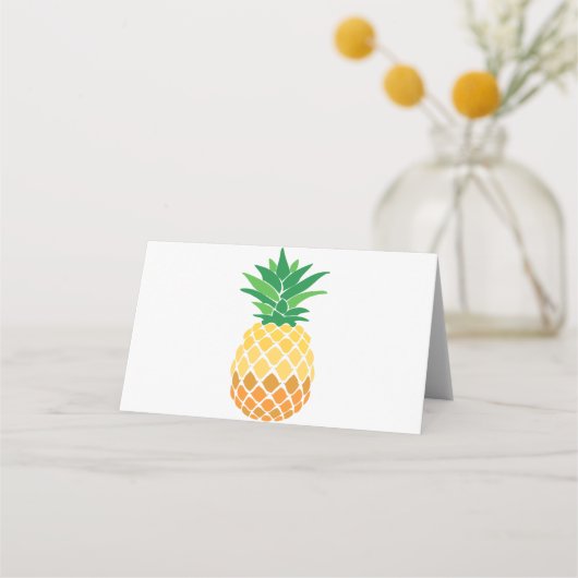 Ananas Platzkarte (Vorderseite)