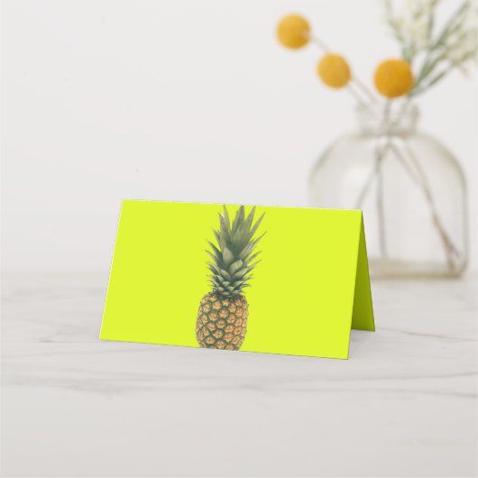 Ananas Platzkarte (Vorderseite)