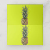 Ananas Platzkarte (Innenseite Aufgefaltet)