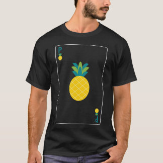 Ananas-Poker-Karten-Emoji T-Shirt