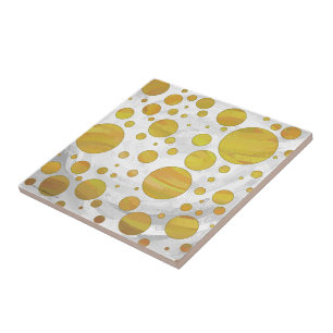 Ananas Polka Dot Pattern Fliese