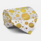 Ananas Polka Dot Pattern Krawatte (Gerollt)