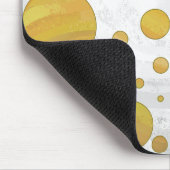 Ananas Polka Dot Pattern Mousepad (Ecke)