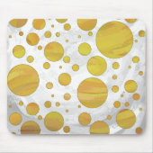 Ananas Polka Dot Pattern Mousepad (Vorne)