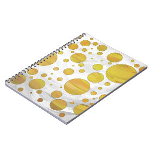 Ananas Polka Dot Pattern Notizblock