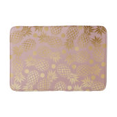 Ananas-Polka-Dottern-Muster Badematte (Vorderseite)