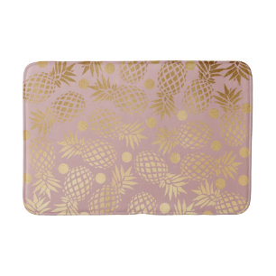 Ananas-Polka-Dottern-Muster Badematte