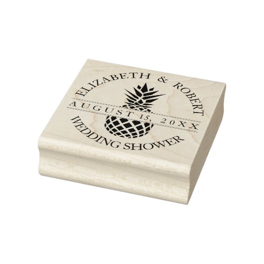 Ananas-Polterabend Gummistempel (Stempel)