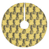 Ananas Polyester Weihnachtsbaumdecke (Vorderseite)