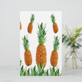 Ananas-Polygonmuster Briefpapier (Stehend Vorderseite)