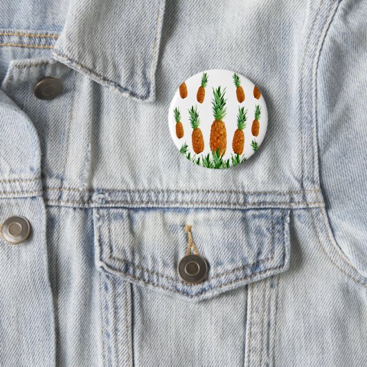 Ananas-Polygonmuster Button (Beispiel)