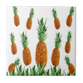 Ananas-Polygonmuster Fliese (Vorderseite)