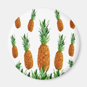 Ananas-Polygonmuster Magnet