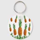 Ananas-Polygonmuster Schlüsselanhänger (Vorderseite)