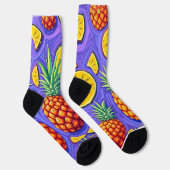 Ananas-Pop - Ananas-Reich Socken (Rechts)