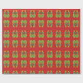Ananas Pop Art Geschenkpapier (Flach)