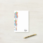 Ananas Post-it Klebezettel (Auf Schreibtisch)