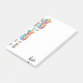 Ananas Post-it Klebezettel (angewinkelt)