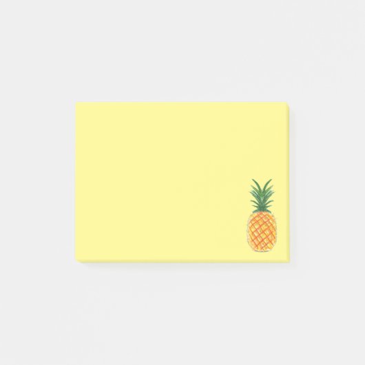 Ananas Post-it Klebezettel (Vorderseite)