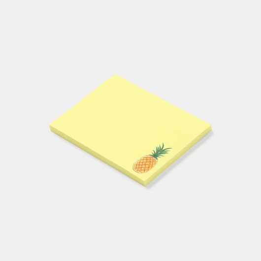 Ananas Post-it Klebezettel (angewinkelt)