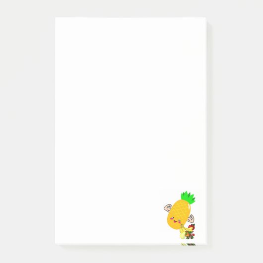 Ananas Post-it Klebezettel (Vorderseite)