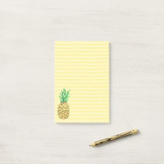 Ananas Post-it Klebezettel (Auf Schreibtisch)