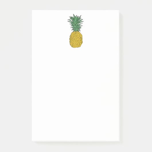 Ananas-Post-it-Zettel Post-it Klebezettel (Vorderseite)