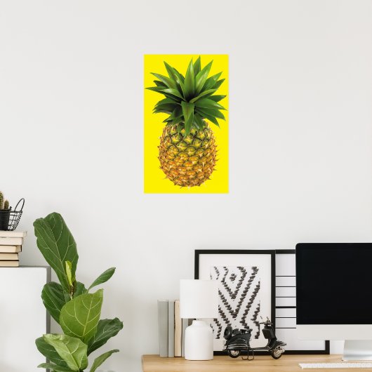 Ananas Poster (Heimbüro)