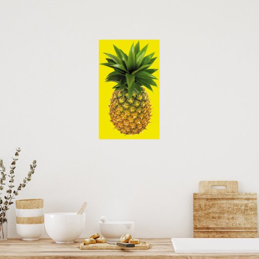 Ananas Poster (Küche)