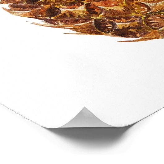 Ananas Poster (Ecke)