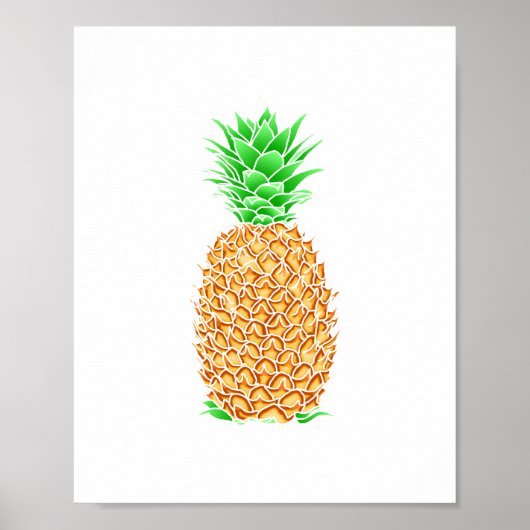 Ananas Poster (Vorne)