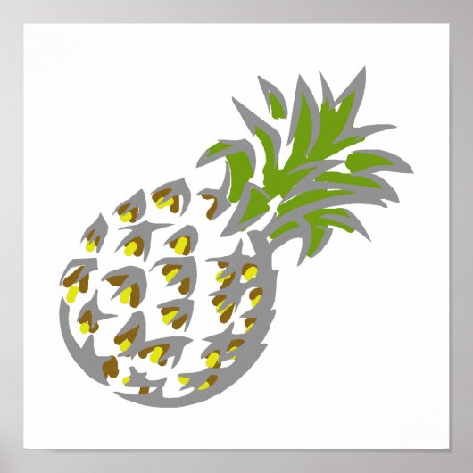 Ananas Poster (Vorne)