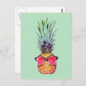 Ananas Postkarte (Vorne/Hinten)