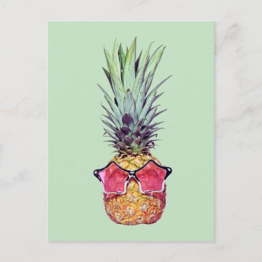 Ananas Postkarte (Vorderseite)