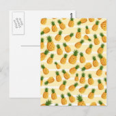 Ananas Postkarte (Vorne/Hinten)