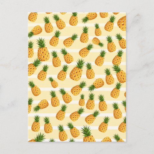 Ananas Postkarte (Vorderseite)