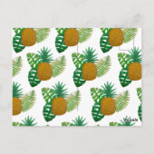 Ananas Postkarte (Rückseite)