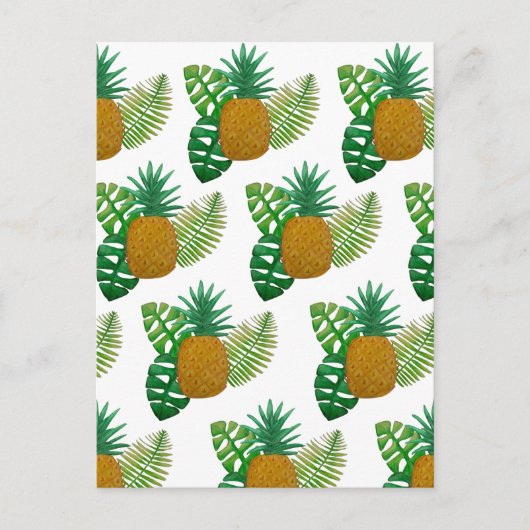 Ananas Postkarte (Vorderseite)