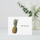 Ananas Postkarte (Stehend Vorderseite)