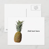 Ananas Postkarte (Vorne/Hinten)