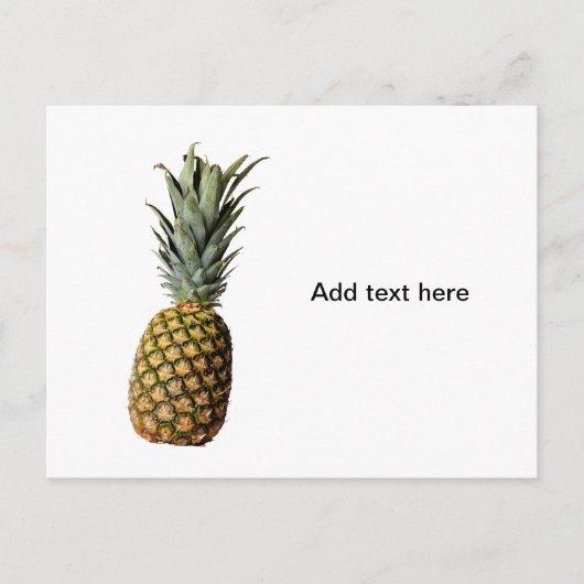Ananas Postkarte (Vorderseite)